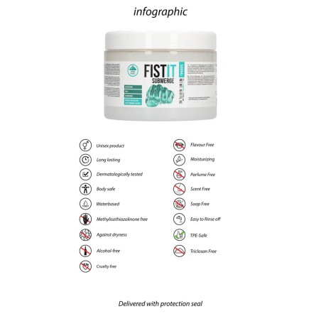 Fist It Submerge - Lubrykant Analny - 500 ml