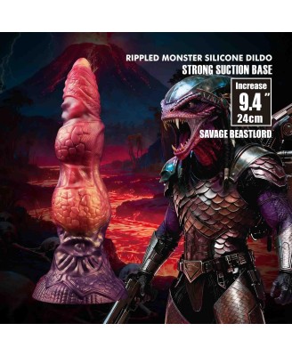 Power Monsters Savage Beastlord – Dildo Potwór XXL - 24 cm