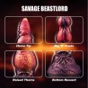 Power Monsters Savage Beastlord – Dildo Potwór XXL - 24 cm