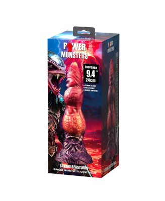 Power Monsters Savage Beastlord – Dildo Potwór XXL - 24 cm