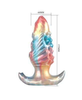 Power Monsters Ebon Leviathan – Dildo Potwór - Pompowane XXL - 18 cm