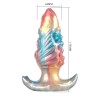 Power Monsters Ebon Leviathan – Dildo Potwór - Pompowane XXL - 18 cm
