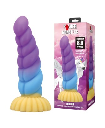 Power Monsters Unicorn – Dildo Jednorożec XXL - 22 cm