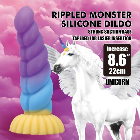 Power Monsters Unicorn – Dildo Jednorożec XXL - 22 cm