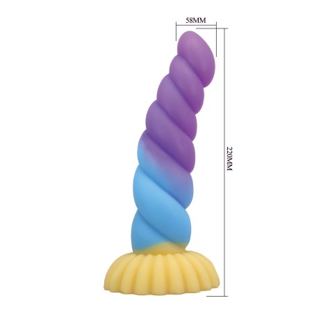 Power Monsters Unicorn – Dildo Jednorożec XXL - 22 cm