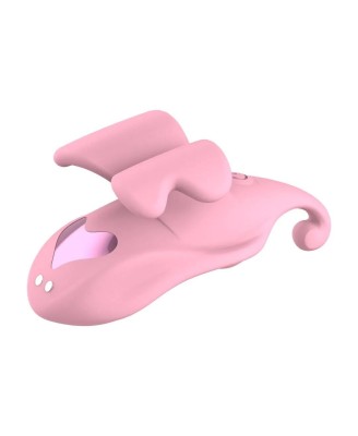 Finger Dual Vibrator - Wibrator Łechtaczkowy na Palec - Różowy