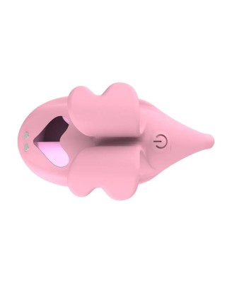 Finger Dual Vibrator - Wibrator Łechtaczkowy na Palec - Różowy