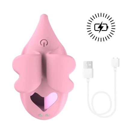 Finger Dual Vibrator - Wibrator Łechtaczkowy na Palec - Różowy