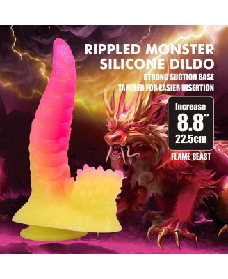 Power Monsters Flamebeast – Dildo Potwór XXL - 22.5 cm