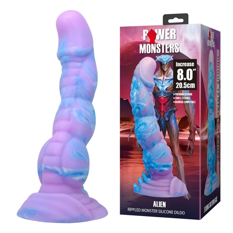 Power Monsters Alien – Dildo Ufo XXL - 20.5 cm