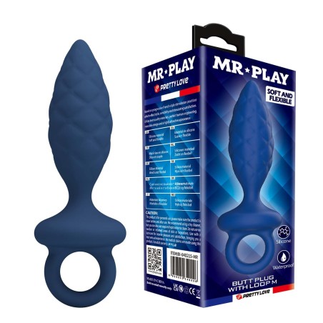 MR. PLAY – Korek Analny z Pętelką - Średni
