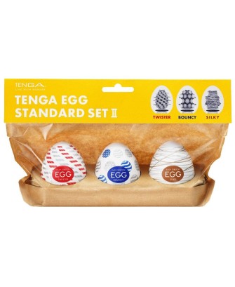 Tenga Egg Standard 2 - Zestaw Jajeczek Masturbacyjnych - 3 sztuki