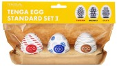 Tenga Egg Standard 2 - Zestaw Jajeczek Masturbacyjnych - 3 sztuki