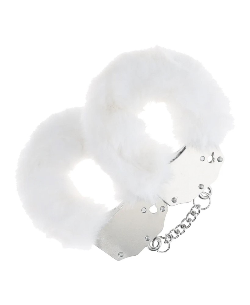 Heavy-duty Fluffy Handcuffs - White