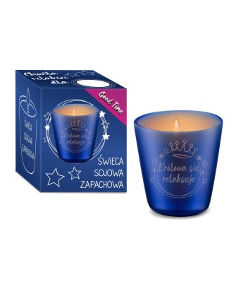 GOOD TIME - Świeca sojowa 120ml - Królowa się relaksuje