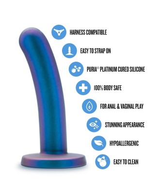 Blush TEMPTASIA SURRENDER PEG - Proste Dildo do Strapon - Niebieskie
