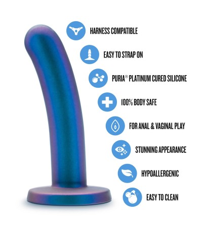 Blush TEMPTASIA SURRENDER PEG - Proste Dildo do Strapon - Niebieskie