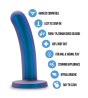 Blush TEMPTASIA SURRENDER PEG - Proste Dildo do Strapon - Niebieskie
