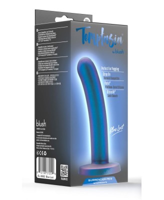 Blush TEMPTASIA SURRENDER PEG - Proste Dildo do Strapon - Niebieskie