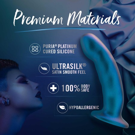 Blush TEMPTASIA REBELLION PEG - Dildo do Uprzęży Strapon - Niebieski