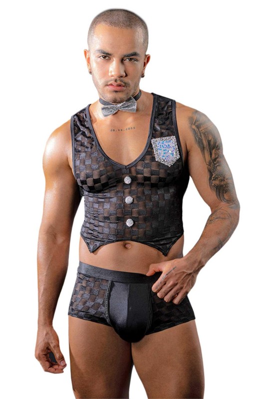 Paris Hollywood - 3-częściowe Przebranie Seksownego Kelnera