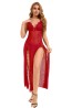 Paris Hollywood - Długa Sukienka z Tiulu - Czerwona