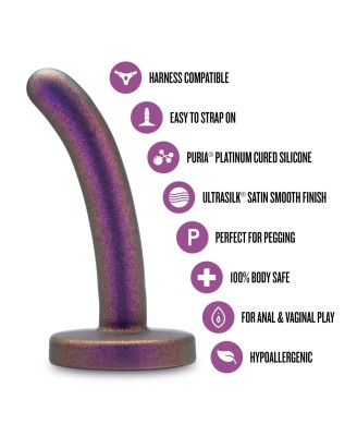 Blush Temptasia Surrender Peg - Dildo do Strapon - Fiolet - 12cm