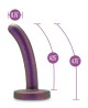 Blush Temptasia Surrender Peg - Dildo do Strapon - Fiolet - 12cm