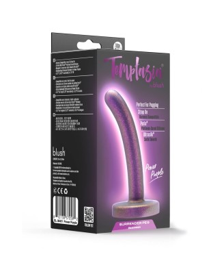 Blush Temptasia Surrender Peg - Dildo do Strapon - Fiolet - 12cm
