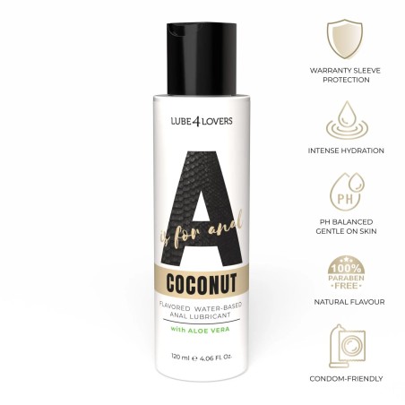 A Is for Coconut - Wodny Lubrykant Analny o zapachu Kokosa - 120 ml