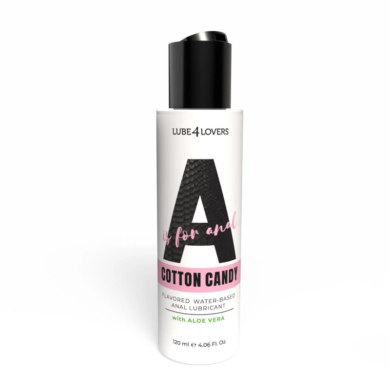 A Is for Cotton Candy - Wodny Lubrykant Analny o zapachu Waty Cukrowej - 120 ml
