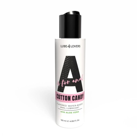 A Is for Cotton Candy - Wodny Lubrykant Analny o zapachu Waty Cukrowej - 120 ml