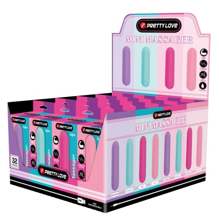 PRETTY LOVE - STEFAN - Mini Wibrator - Zestaw 32 szt