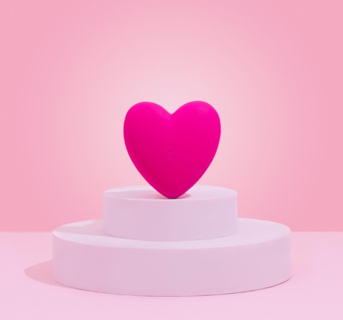 Je t'aime Couple's Heart Vibrator - Jajeczko Wibrujące Serce