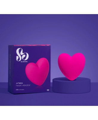 Je t'aime Couple's Heart Vibrator - Jajeczko Wibrujące Serce