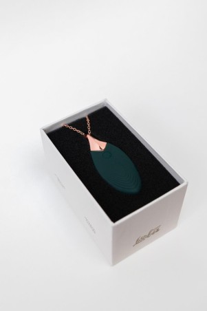 Liberty Leaf - Mini Wibrator Naszyjnik - Zielony