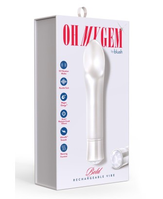 OH MY GEM BOLD SILVER - Mini Wibrator
