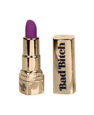 Bad Bitch Lipstick Vibrator - Mini Wibrator Szminka - Złoty