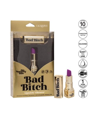 Bad Bitch Lipstick Vibrator Gold