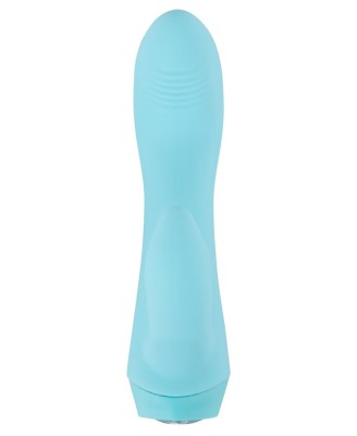Cuties Mini Vibrator 4 - Mini Wibrator Króliczek - Niebieski