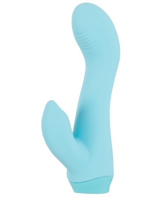 Cuties Mini Vibrator 4 - Mini Wibrator Króliczek - Niebieski