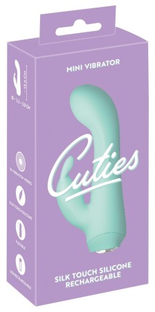 Cuties Mini Vibrator 4 - Mini Wibrator Króliczek - Zielony