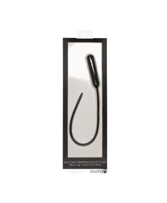 OUCH! Silikonowy Dilator z Funkcją Wibracji - 35 cm