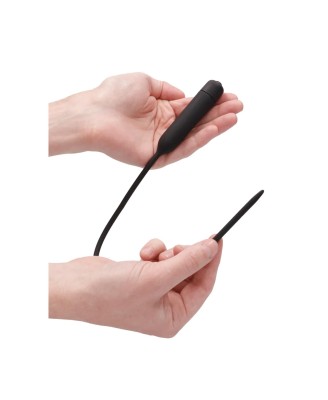OUCH! Silikonowy Dilator z Funkcją Wibracji - 35 cm