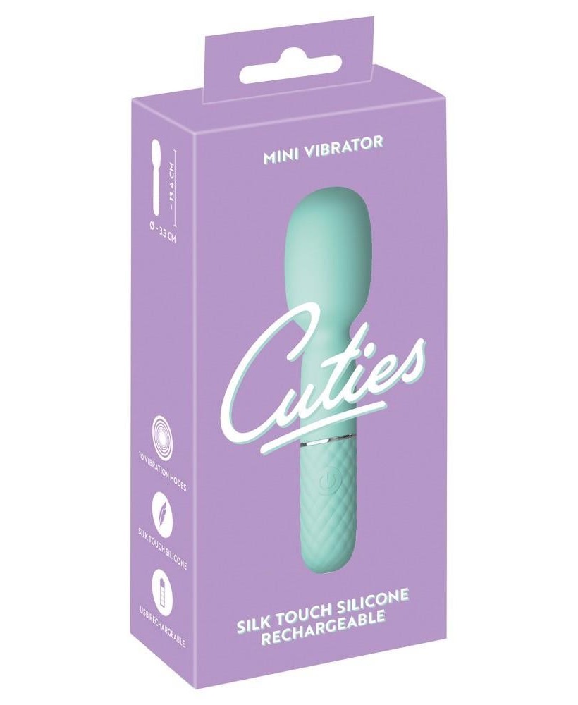 Cuties Mini Wand 5.Gen - Mini Wibrator Różdżka - Zielony