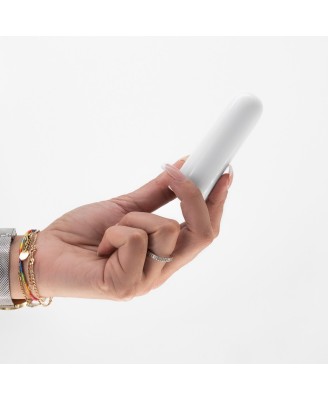 QUACKERS USB RECHARGEABLE VIBRATING BULLET WHITE CRUSHIOUS