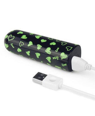 Rechargeable Glow-in-the-dark Heart Massager