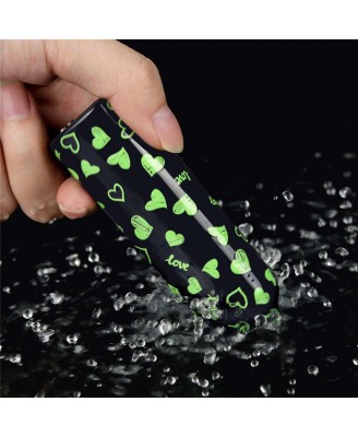 Glow-in-the-dark - Mini Wibrator Świecący w Ciemności - Serca