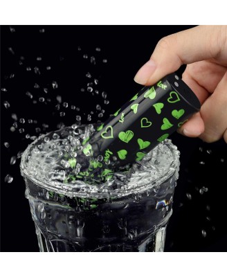 Glow-in-the-dark - Mini Wibrator Świecący w Ciemności - Serca
