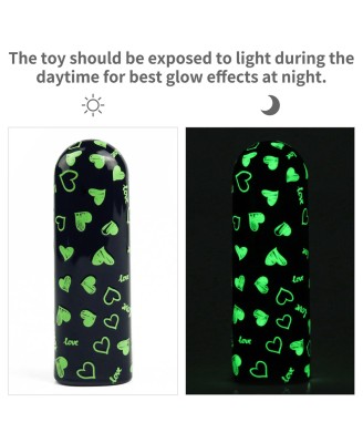 Rechargeable Glow-in-the-dark Heart Massager